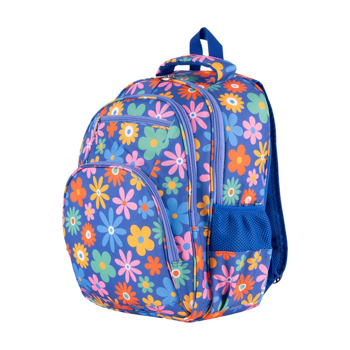 360 - Mochila Urban Flores Azules