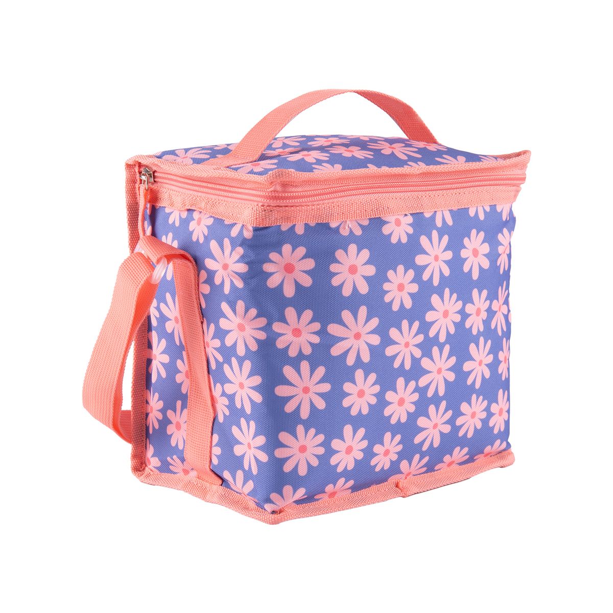 360 - Lonchera Urban Flores Rosa