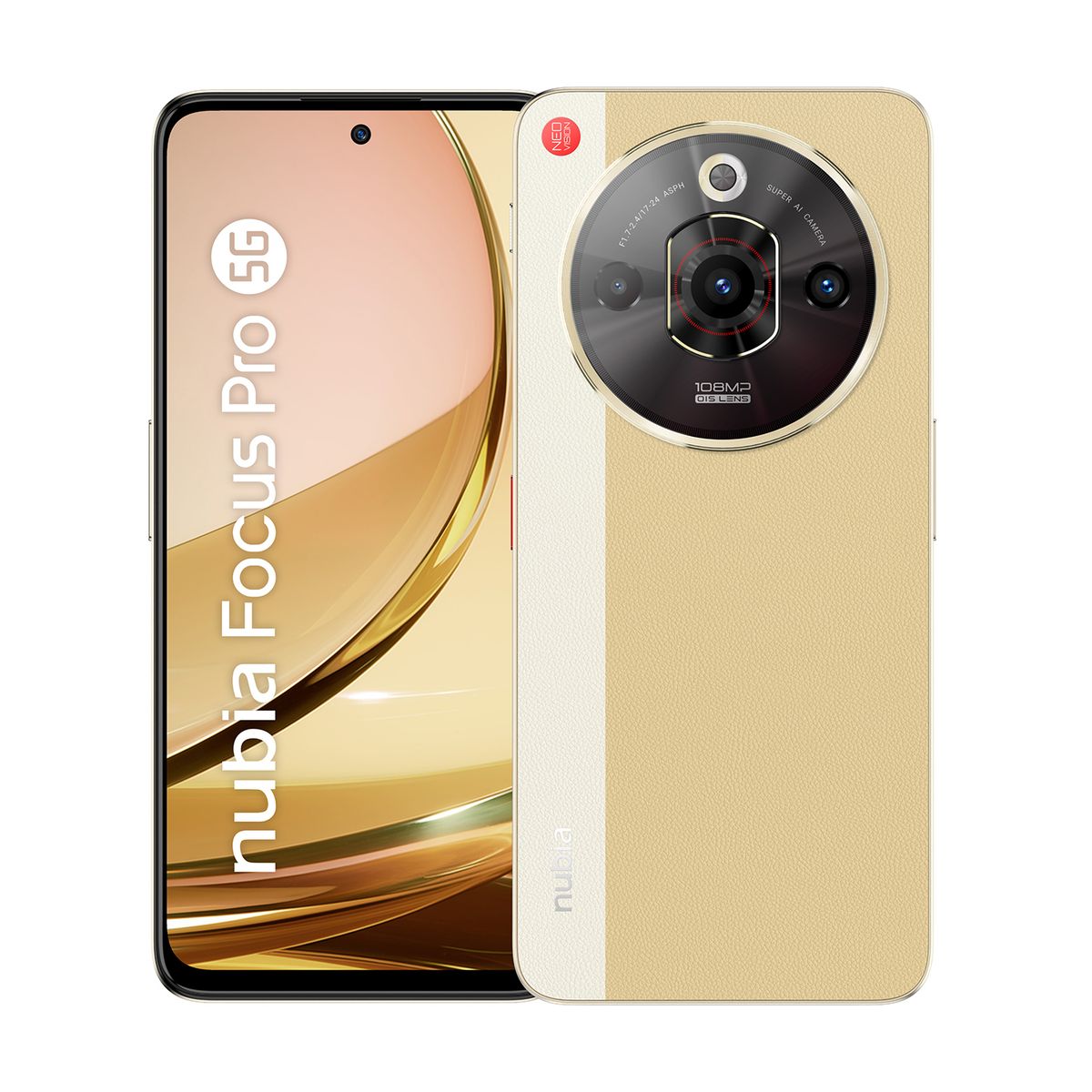 ZTE - Smartphone Zte Nubia Focus Pro 8+256 Gb Light Brown