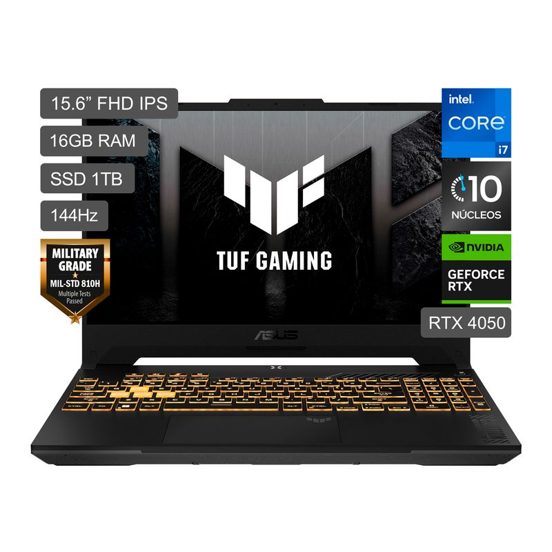 ASUS - Laptop ASUS TUF Gaming F15 Intel Core I7 13620H 16GB 1TB SSD Rtx4050
