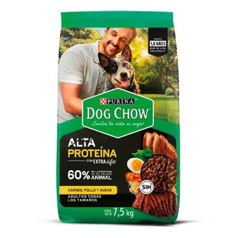 DOG CHOW - ALIM DOG CHW ALTA PROT ADUL CNE HVO7.5KG