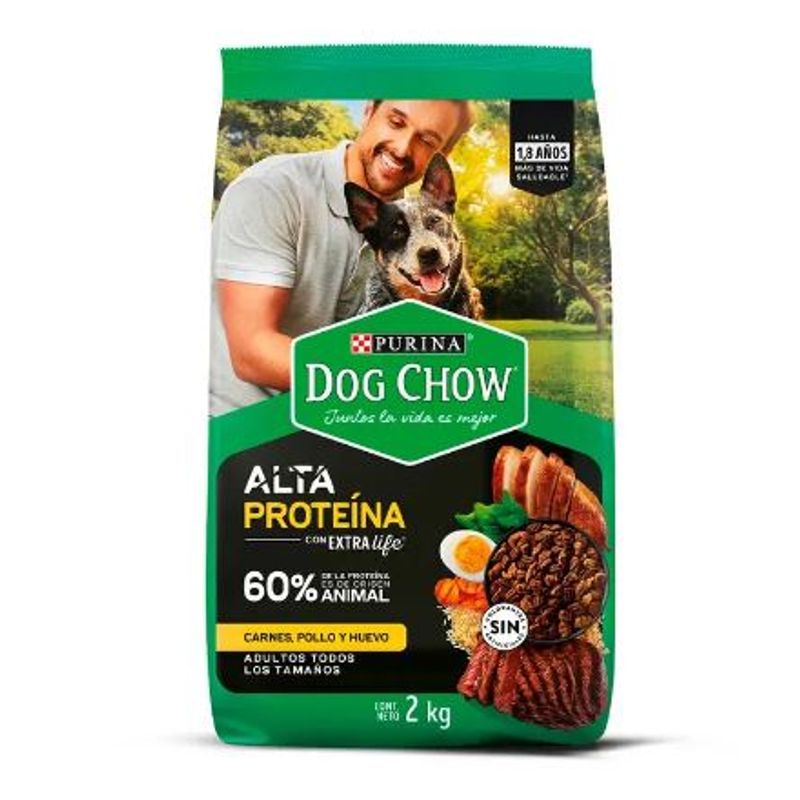 DOG CHOW - ALIM DOG CHOW ALTA PROT ADUL CNE HVO 2KG