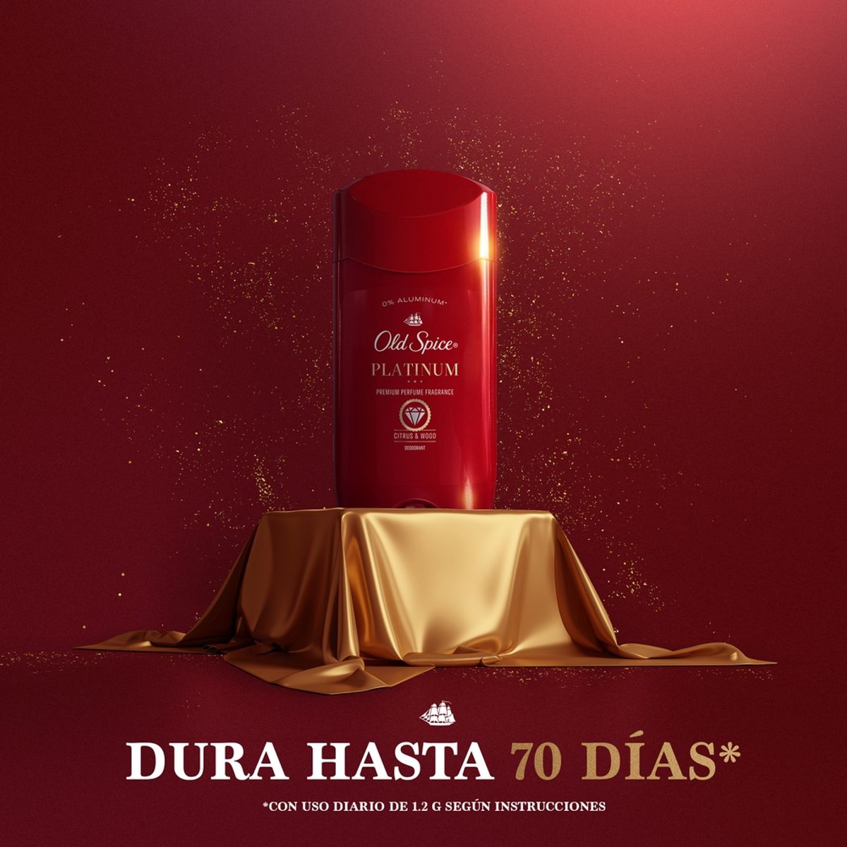 OLD SPICE - Desodorante en Barra Old Spice Platinum Citrus Envase 85 g