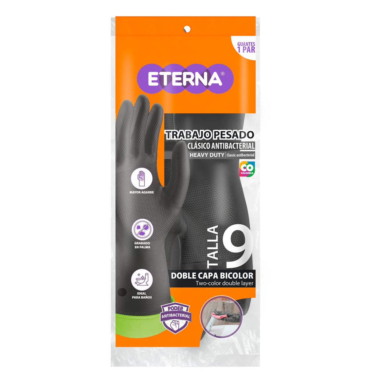 ETERNA - Guantes de Trabajo Pesado Eterna Talla 9