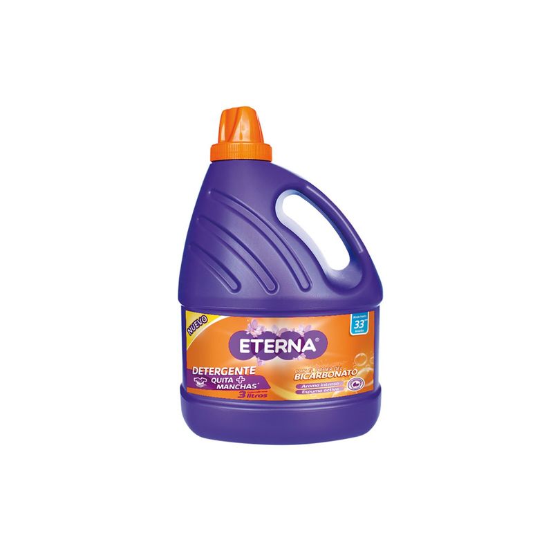 ETERNA - Detergente Eterna Líquido Quita + Manchas Envase 3 L