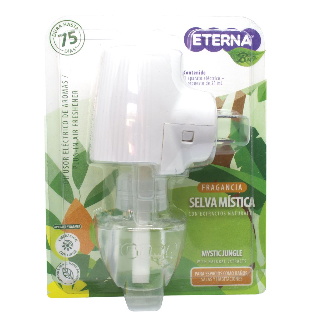 ETERNA - Ambientador Eléctrico Eterna Selva Mística + Respuesto