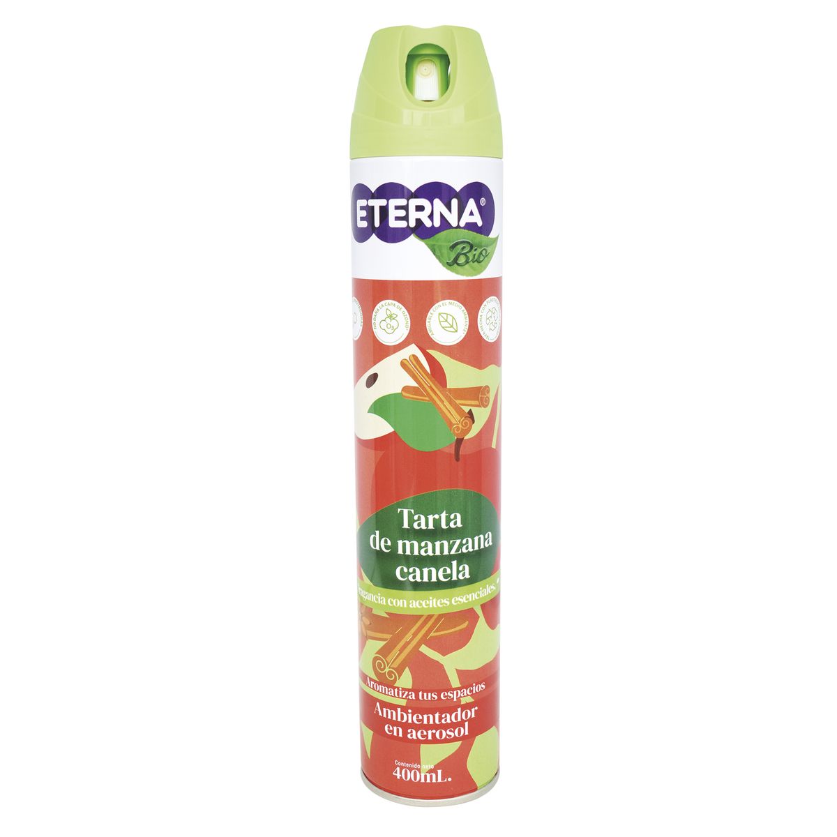 ETERNA - Ambientador en Spray Eterna Manzana Canela Envase 400 mL
