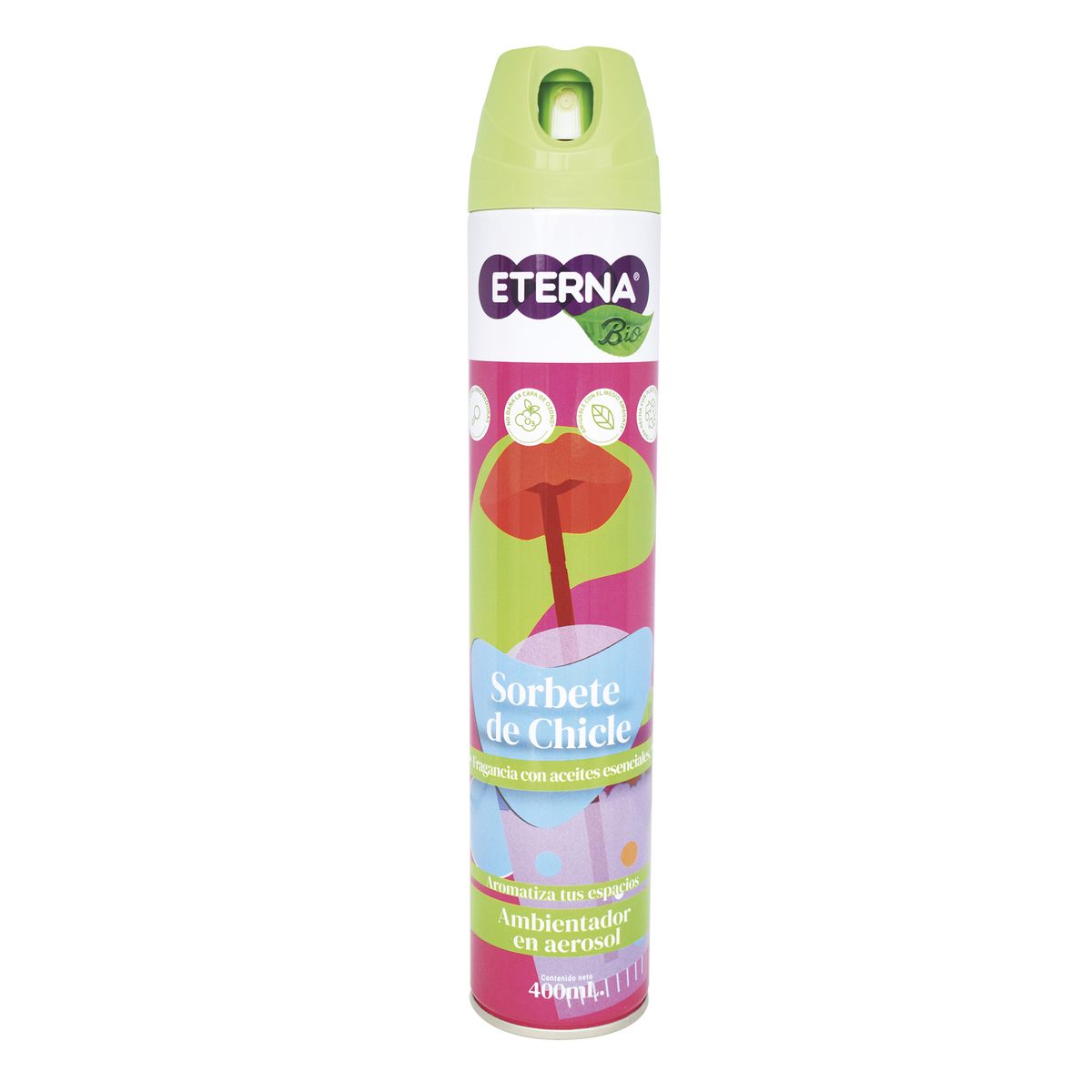ETERNA - Ambientador en Spray Eterna Sorbete Chicle Envase 400 mL