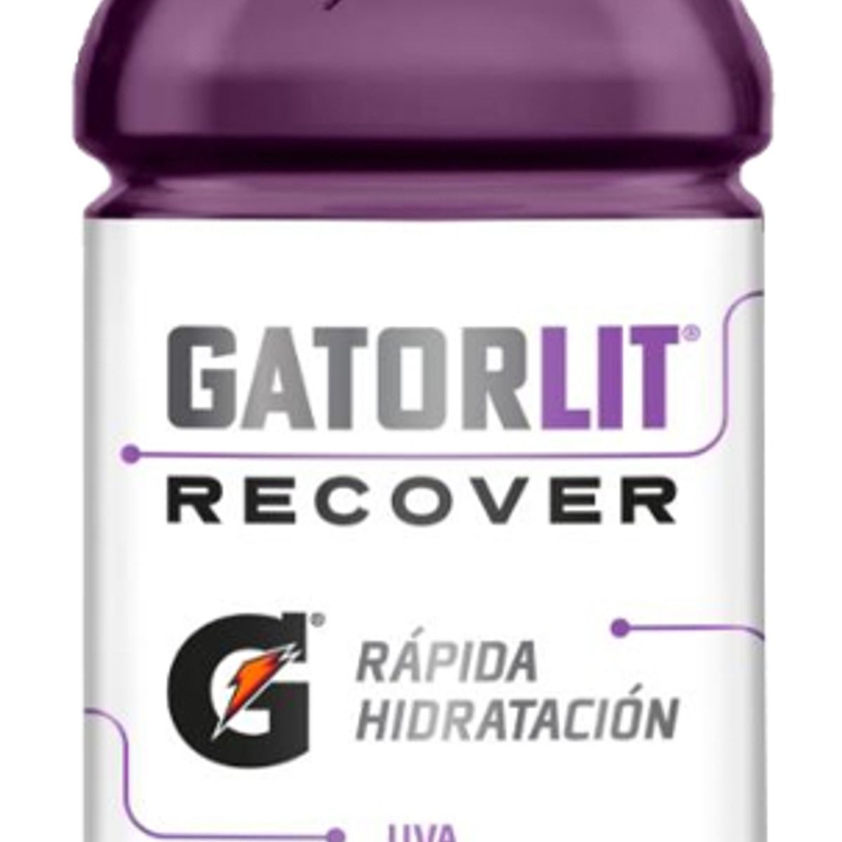  - Bebida Rehidratante Gatorlit Uva Botella 591 mL