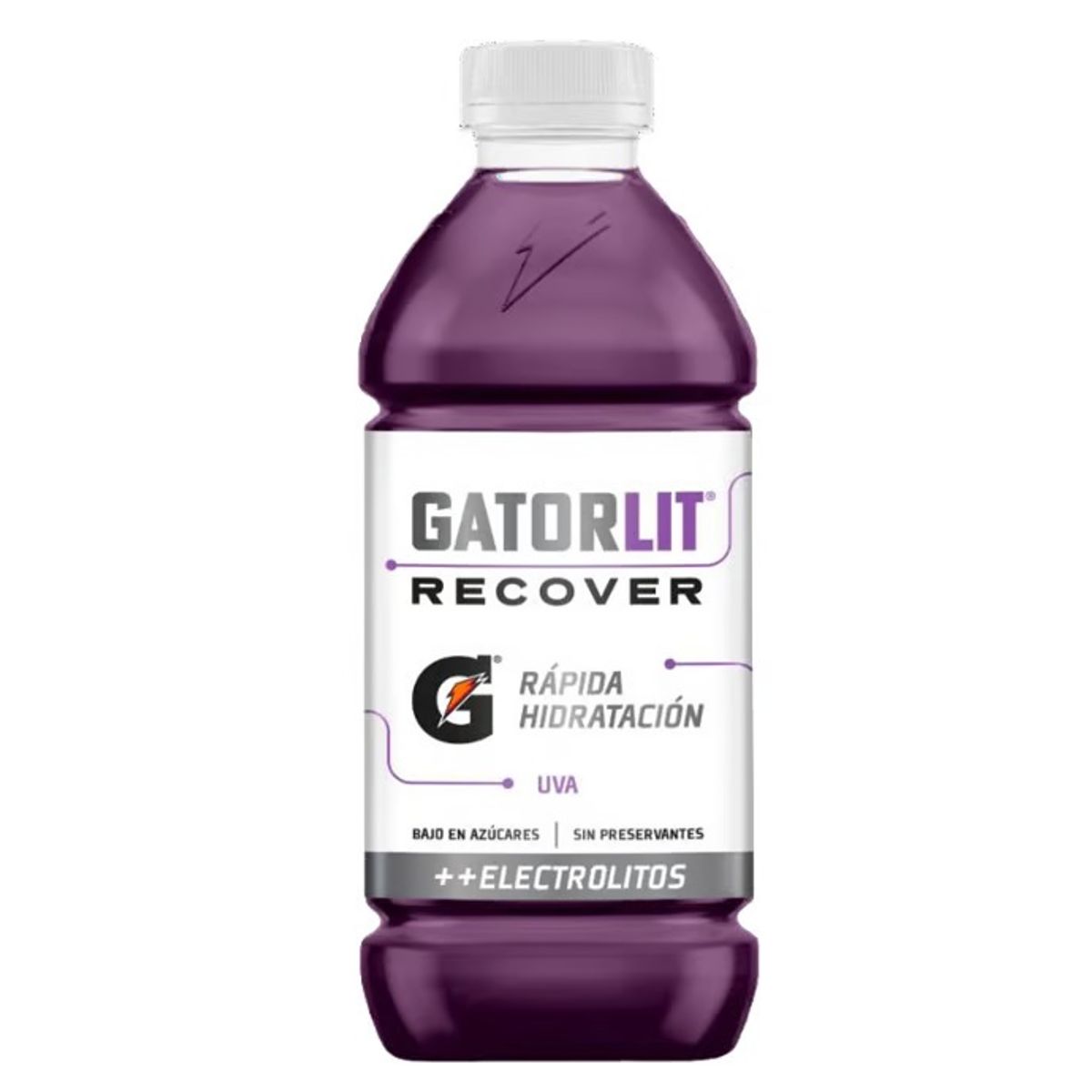  - Bebida Rehidratante Gatorlit Uva Botella 591 mL