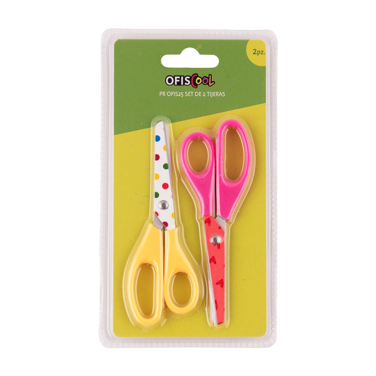 OFISCOOL - Pr Ofis25 Set de 2 Tijeras