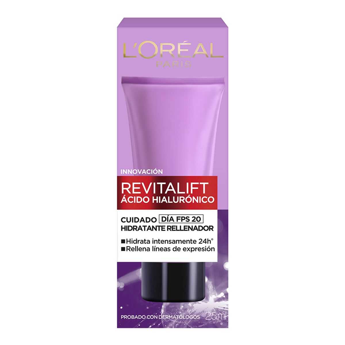 LOREAL PARIS - Crema de Día Loreal París Revitalift Hialurónico Envase 25 mL