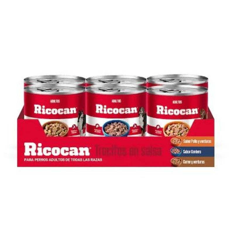 RICOCAN - SIXPACK TROCI RICOCAN AR AD LATA 290 GR
