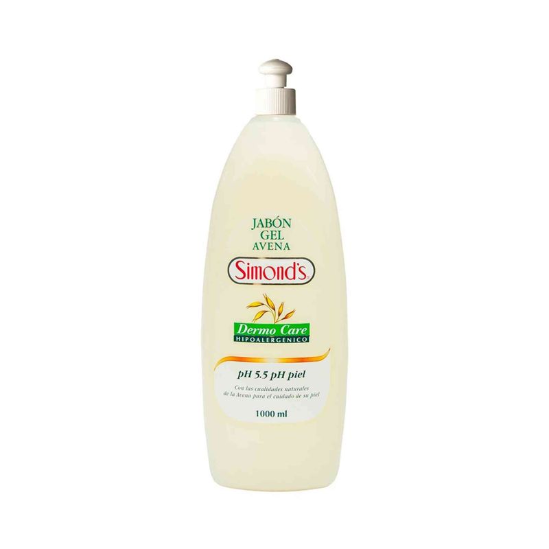 SIMONDS - Jabón Gel Simonds Dermocare Avena Envase 1 L