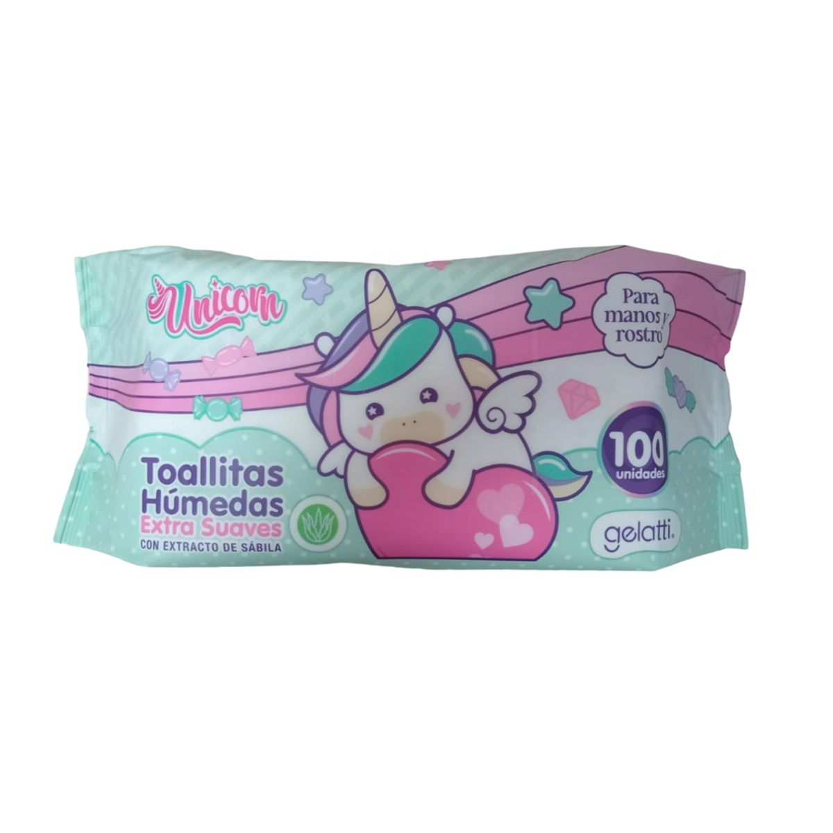 GELATTI - Toallitas Húmedas Gelatti Unicornio Empaque 100 Und
