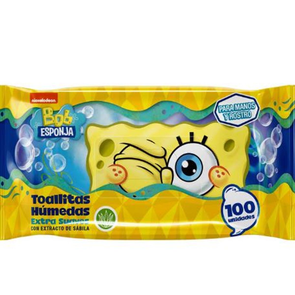 GELATTI - Toallitas Húmedas Gelatti Bob Esponja Empaque 100 Und