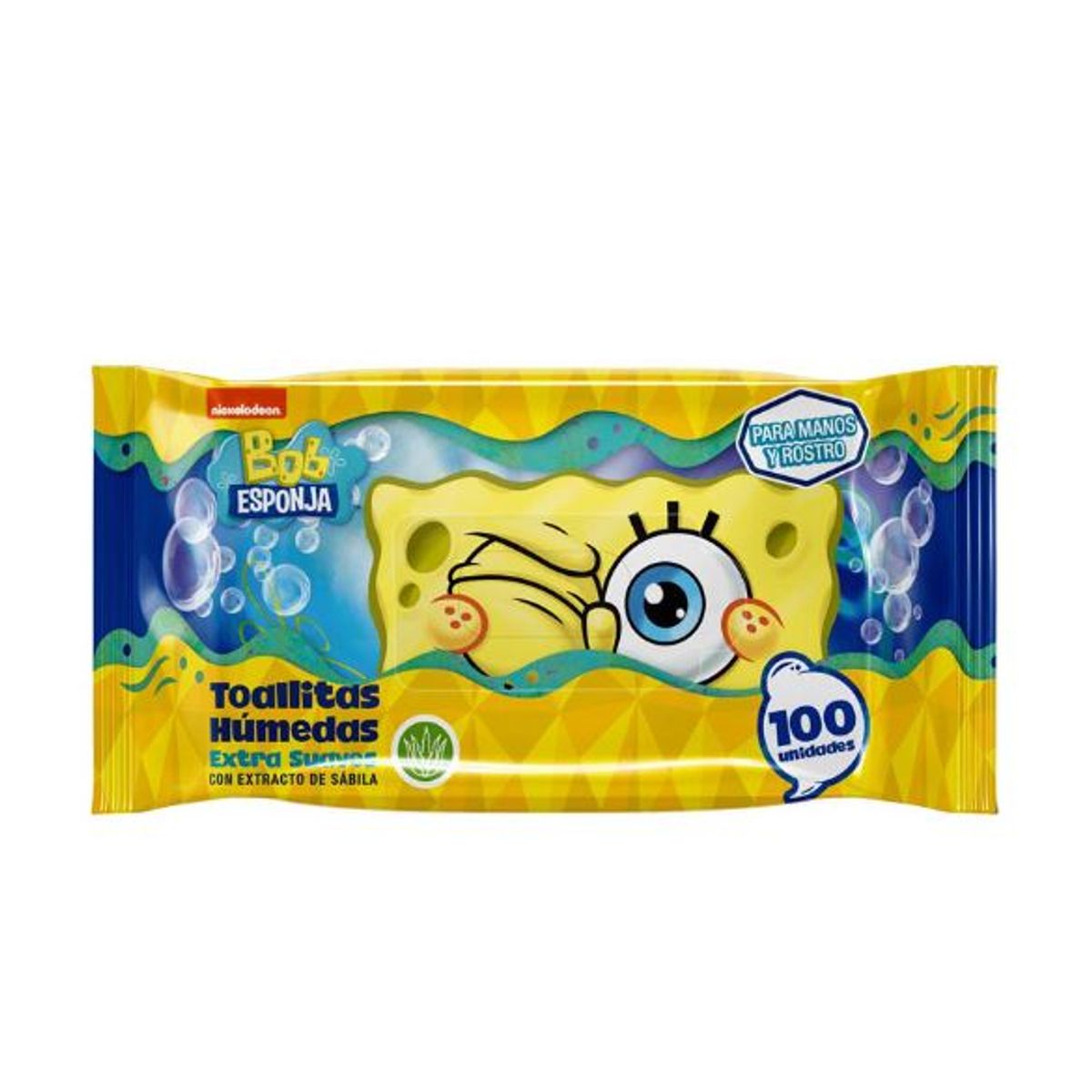 GELATTI - Toallitas Húmedas Gelatti Bob Esponja Empaque 100 Und