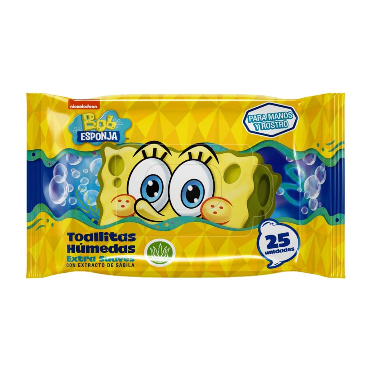 GELATTI - Toallitas Húmedas Gelatti Bob Esponja Empaque 25 Und