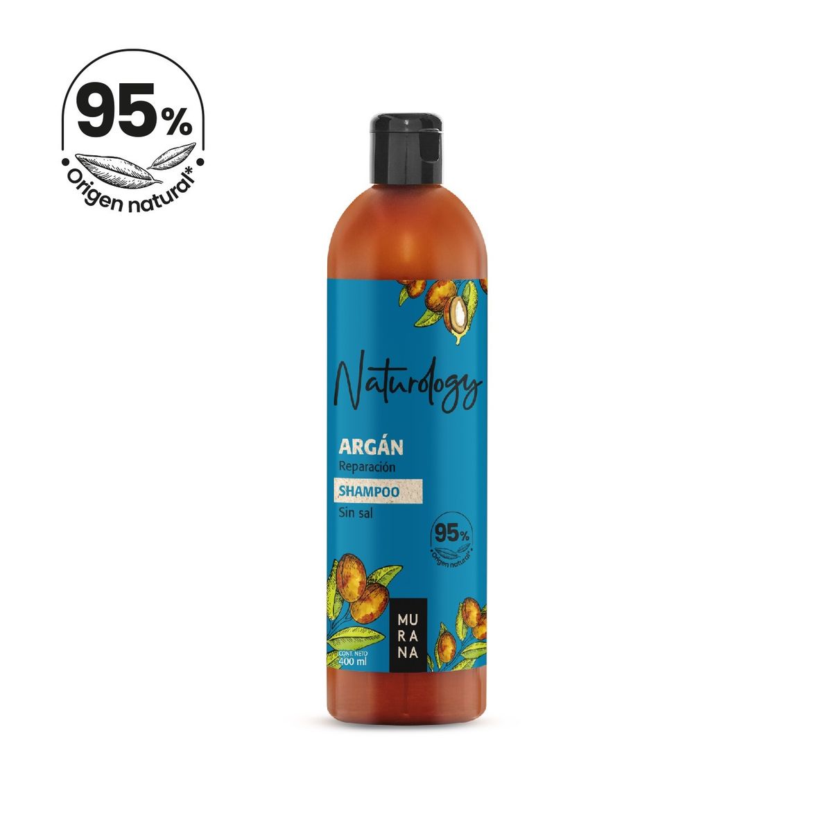 MURANA - Shampoo Murana Naturology Argán Botella 400 mL