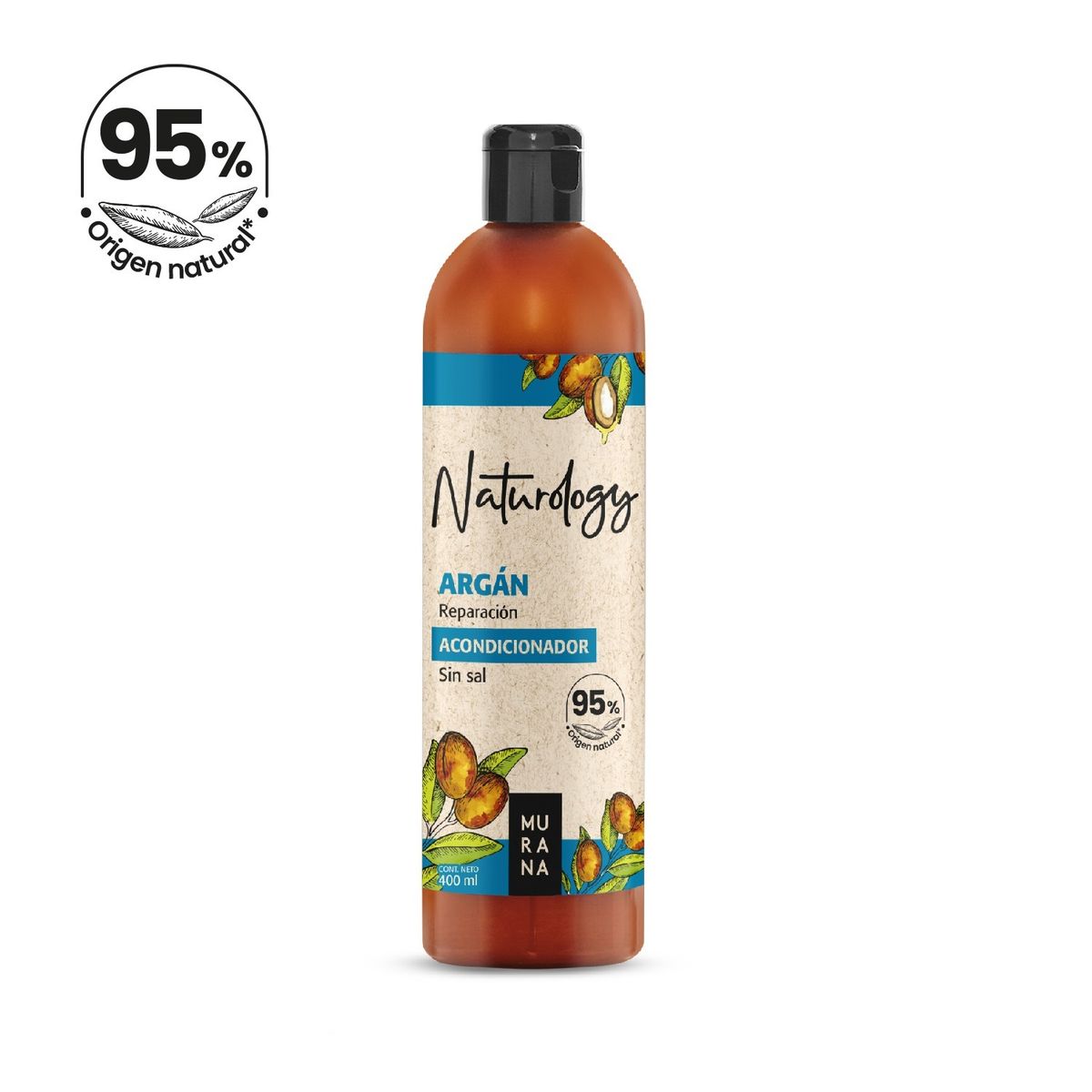 MURANA - Acondicionador Murana Naturology Argán Botella 400 mL