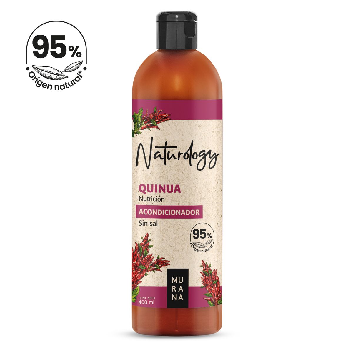 MURANA - Acondicionador Murana Naturology Quinua Botella 400 mL