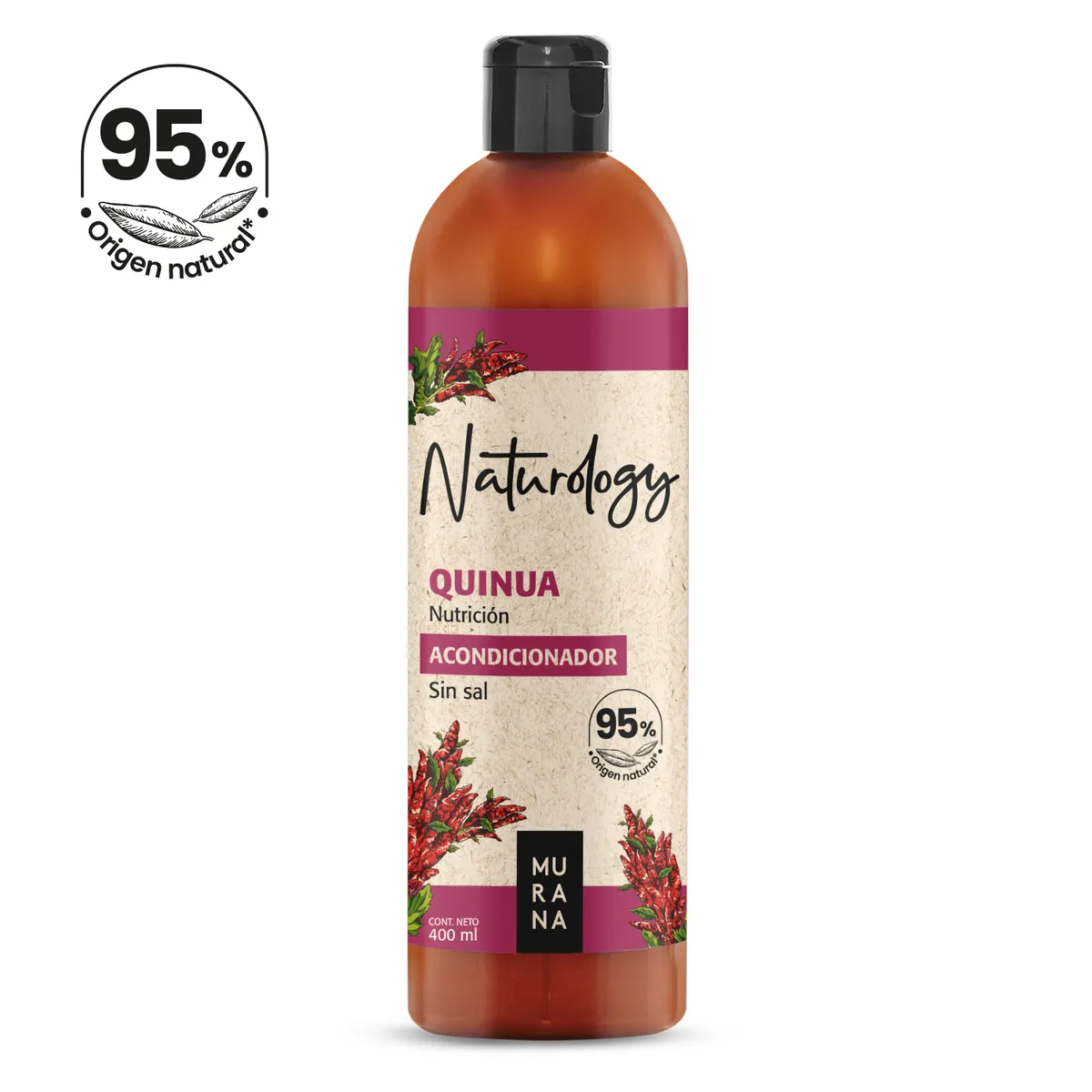 MURANA - Acondicionador Murana Naturology Quinua Botella 400 mL
