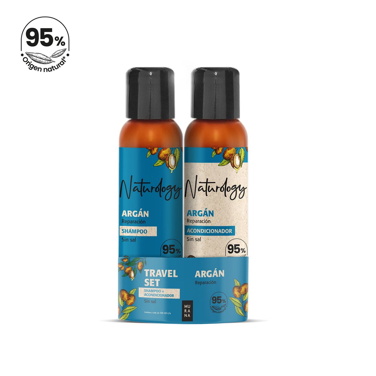 MURANA - Pack Murana Naturology Argán Shampoo + Acondicionador