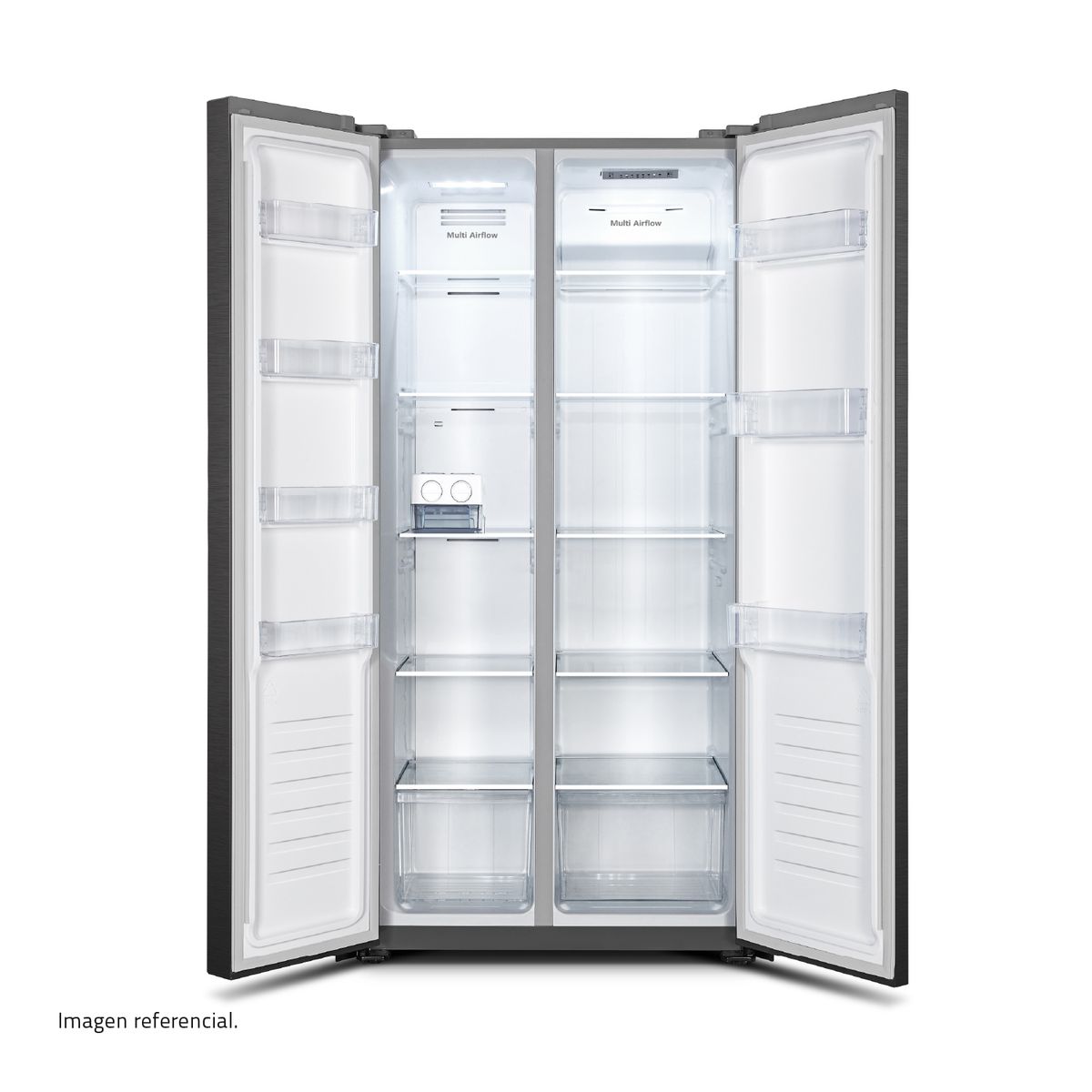 INDURAMA - Refrigeradora Side By Side 428 L No Frost RI-769N Negro