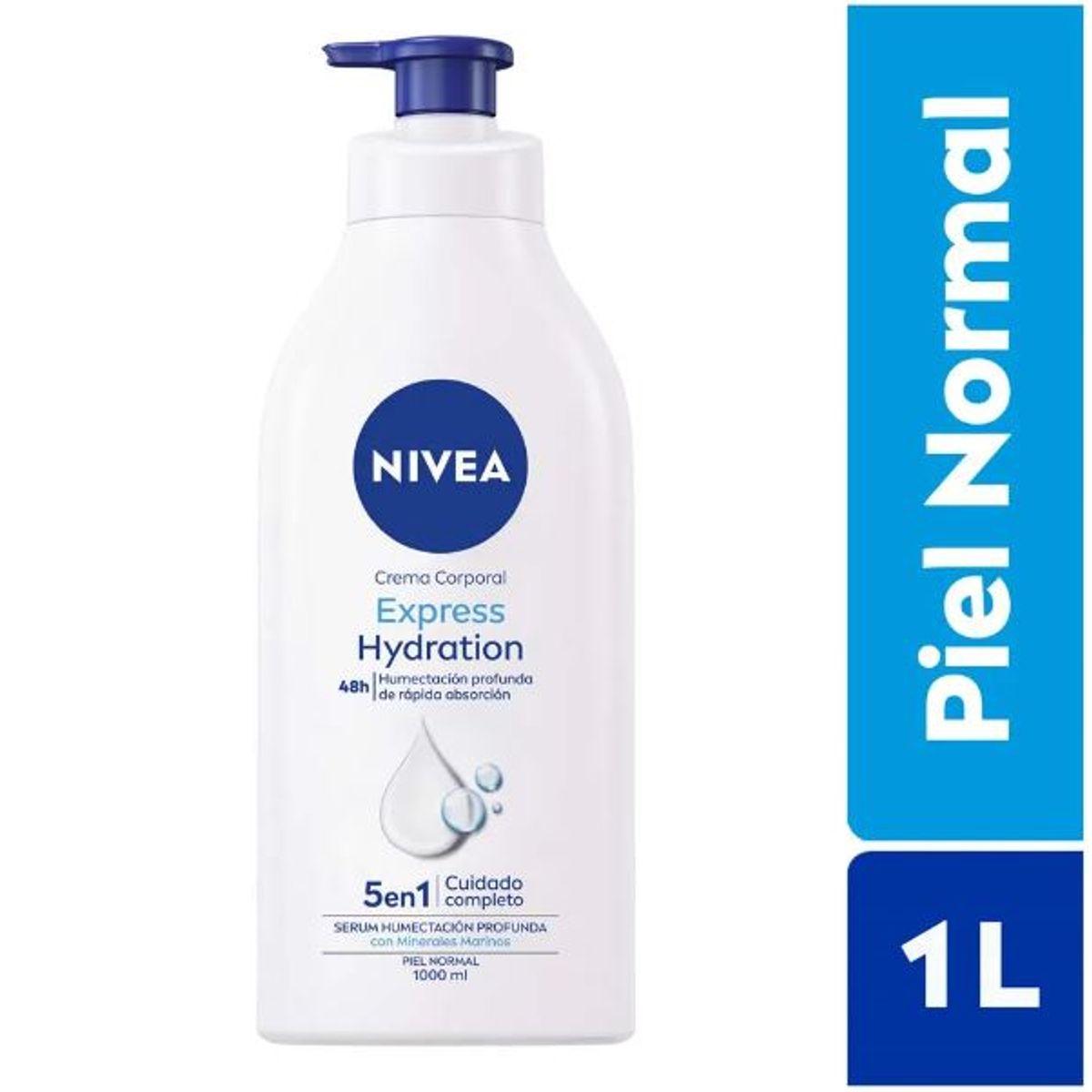 NIVEA - Loción Corporal Nivea Hidratación Express Envase 1 L