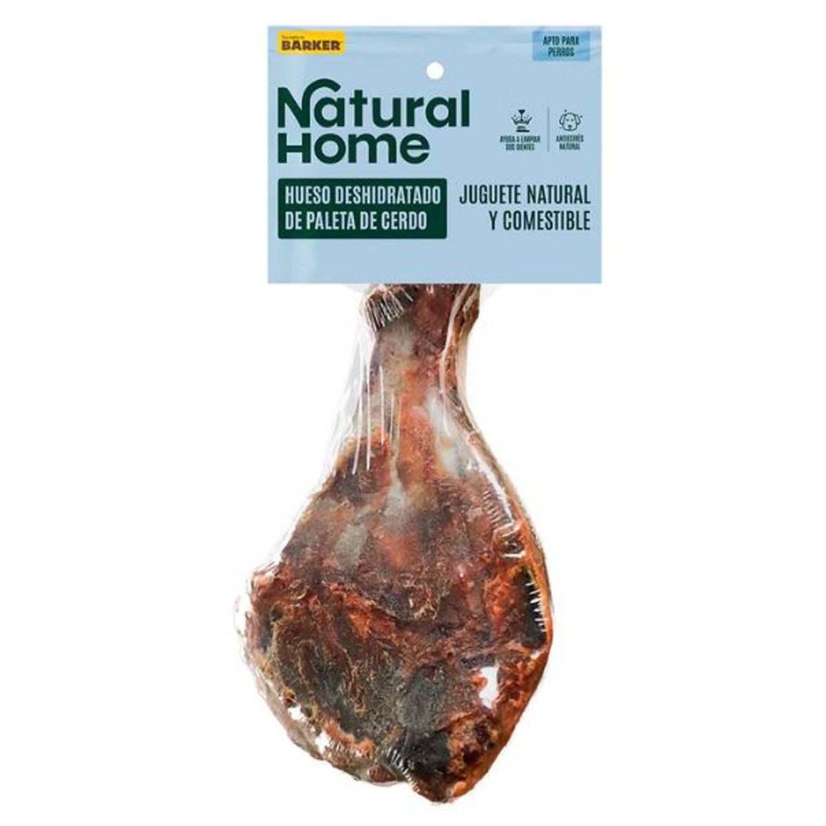 NATURAL HOME - Hueso Paleta de Cerdo Deshidratado Natural Home Empaque 1 Und