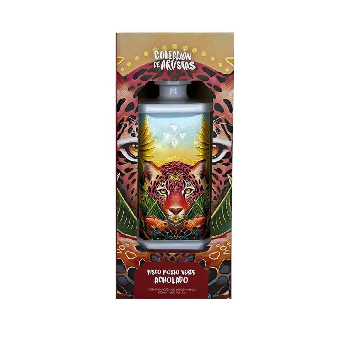 CUATRO GALLOS - Pisco Mosto Verde Acholado Cuatro Gallos Botella 750 mL