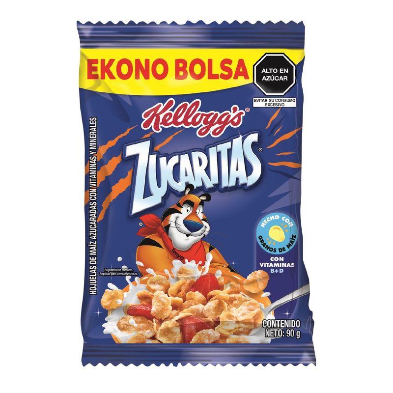 KELLOGGS - Cereal Kelloggs Zucaritas Bolsa 90 g