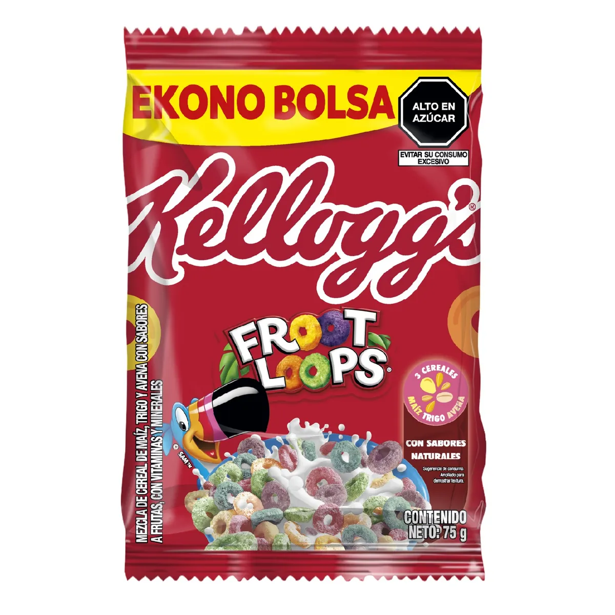 KELLOGGS - Cereal Kelloggs Froot Loops Bolsa 75 g