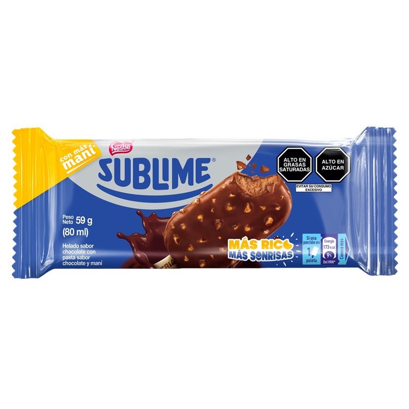 DONOFRIO - Sublime Paleta Chocolate con Maní 80 mL