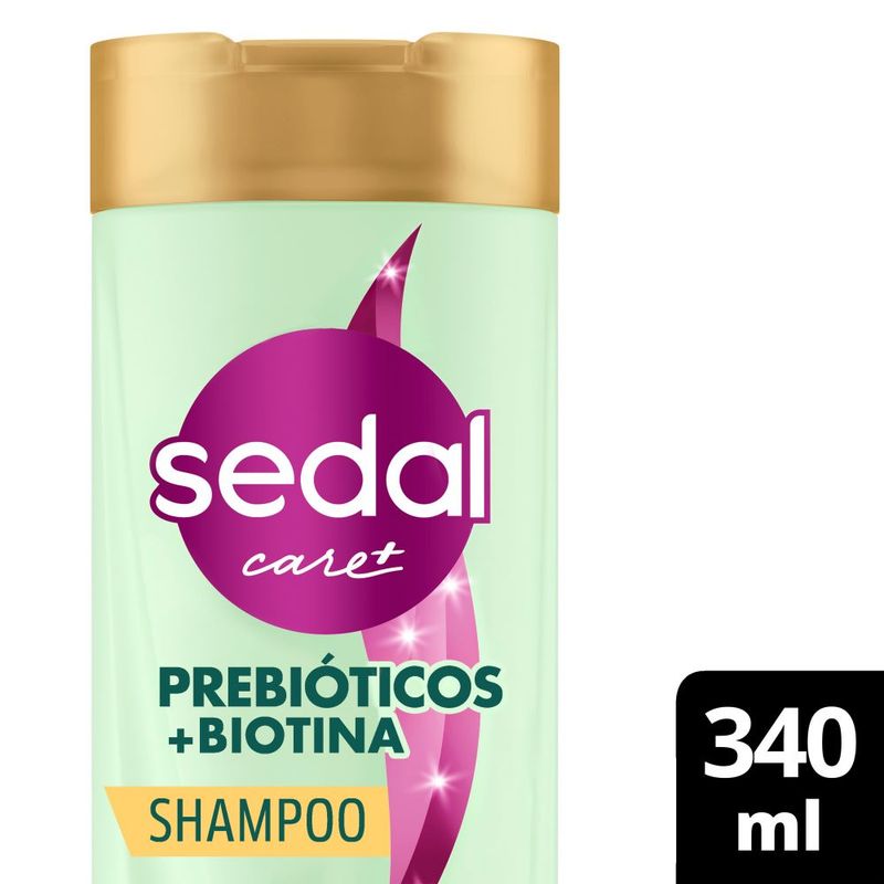 SEDAL - Shampoo Sedal Prebióticos Y Biotina Botella 340 mL