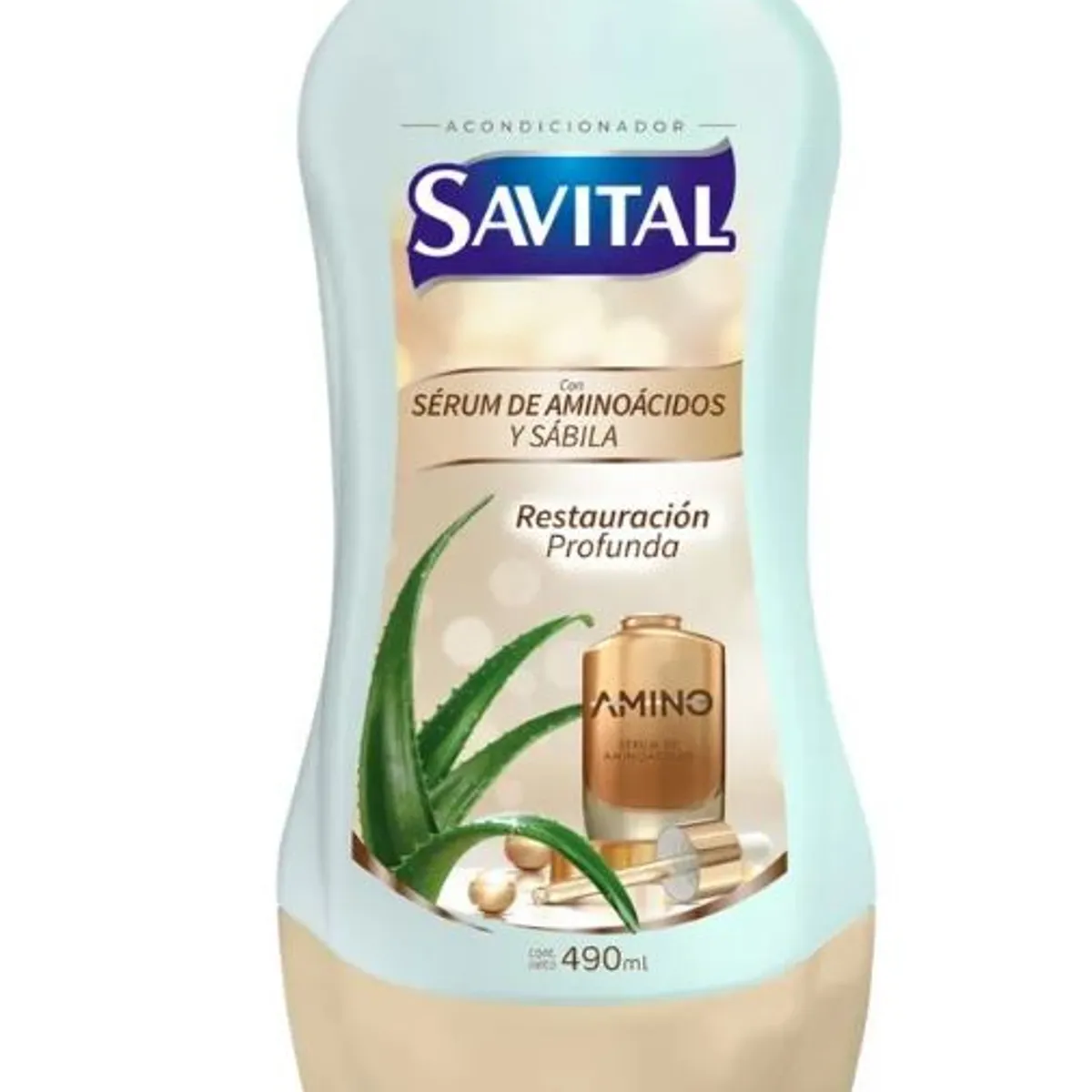 SAVITAL - Acondicionador Savital Aminoácidos Botella 490 mL