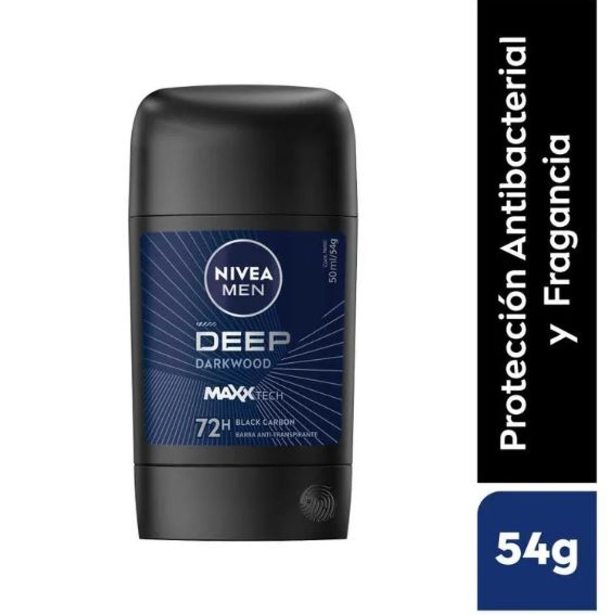 NIVEA - Desodorante en Barra Nivea Men Deep Darkwood Envase 54 g