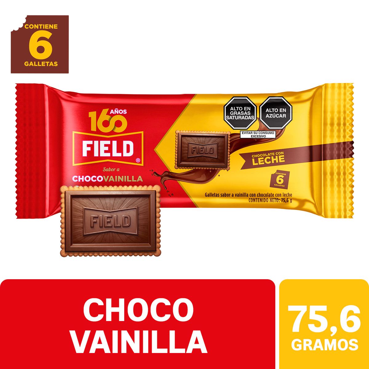 FIELD - Galletas Field Chocovainilla 75.6 g