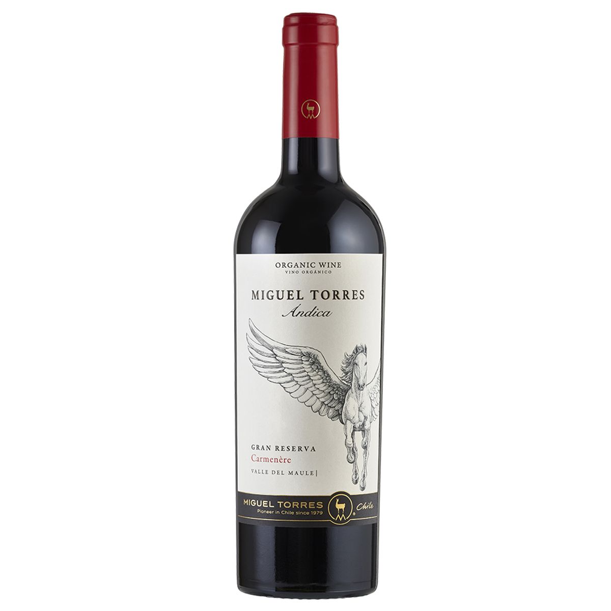 MIGUEL TORRES - Vino Miguel Torres Carmenere Andica Gran Reserva Botella 750 mL
