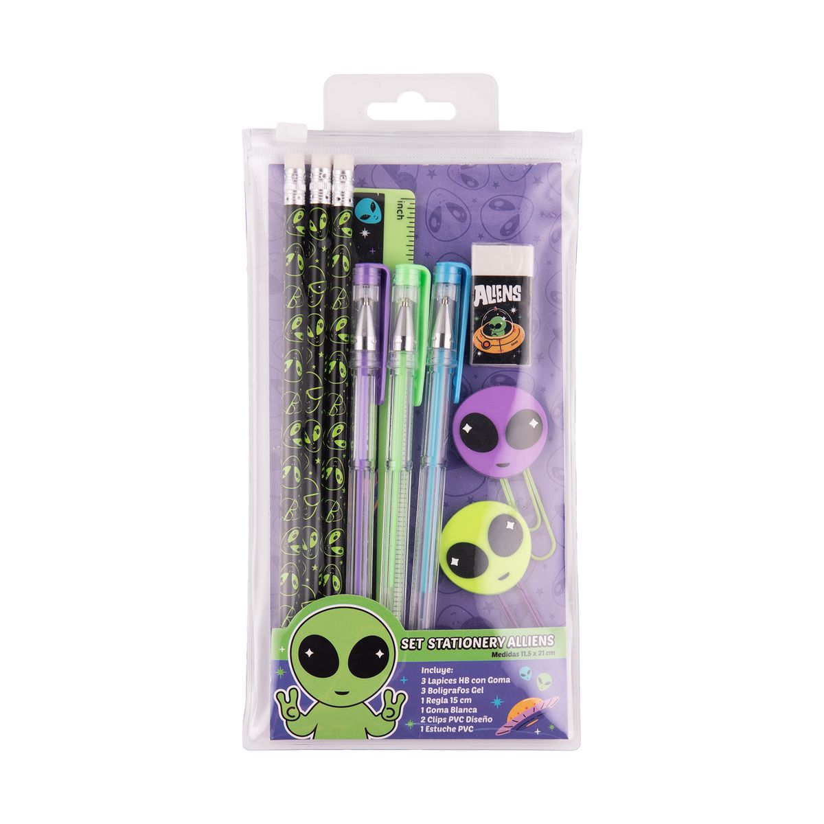 OFISCOOL - Qpr K25 Stationery Set Alliens