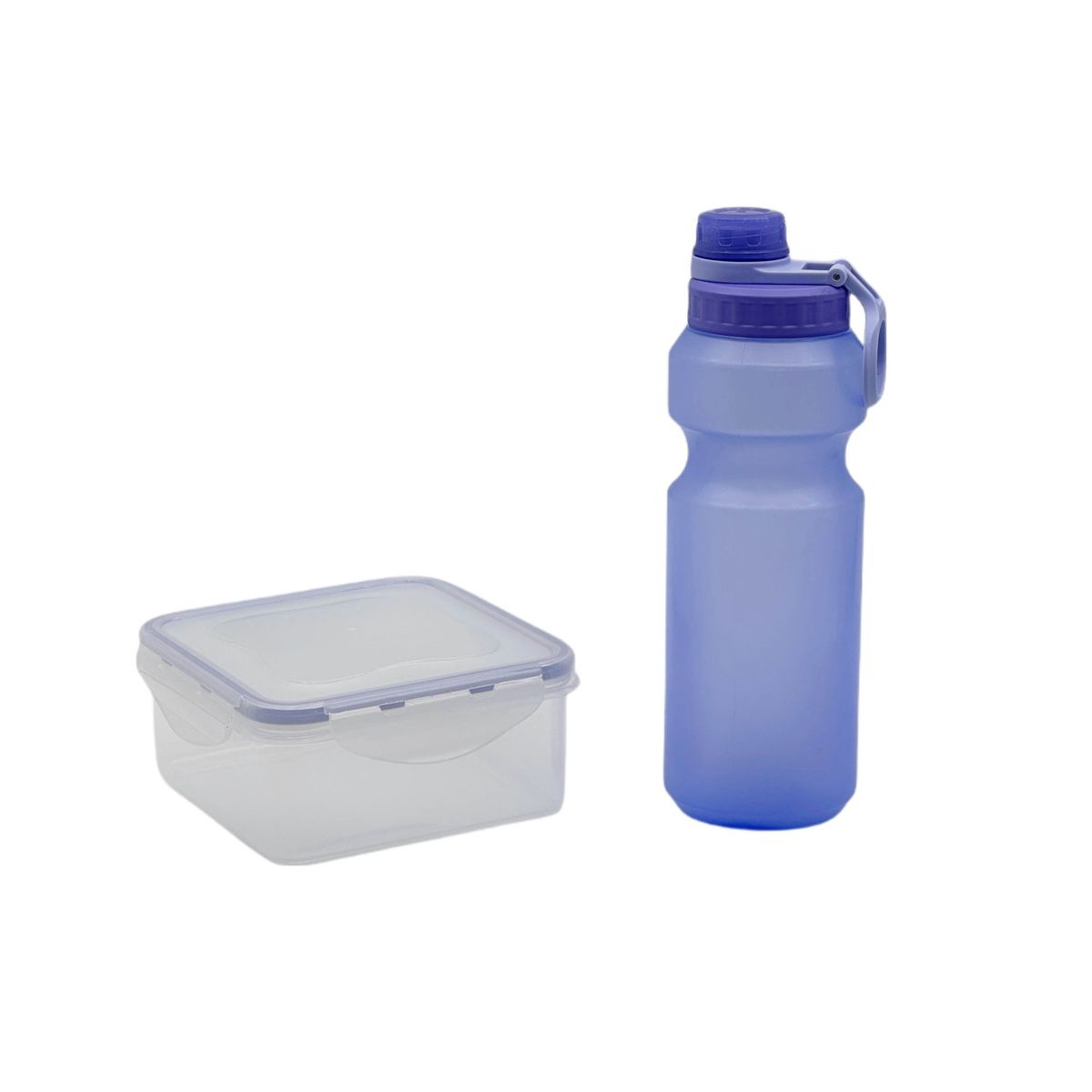 Casa Joven - Set x 2 Tomatodo 550mL+Contenedor Lila Escolar