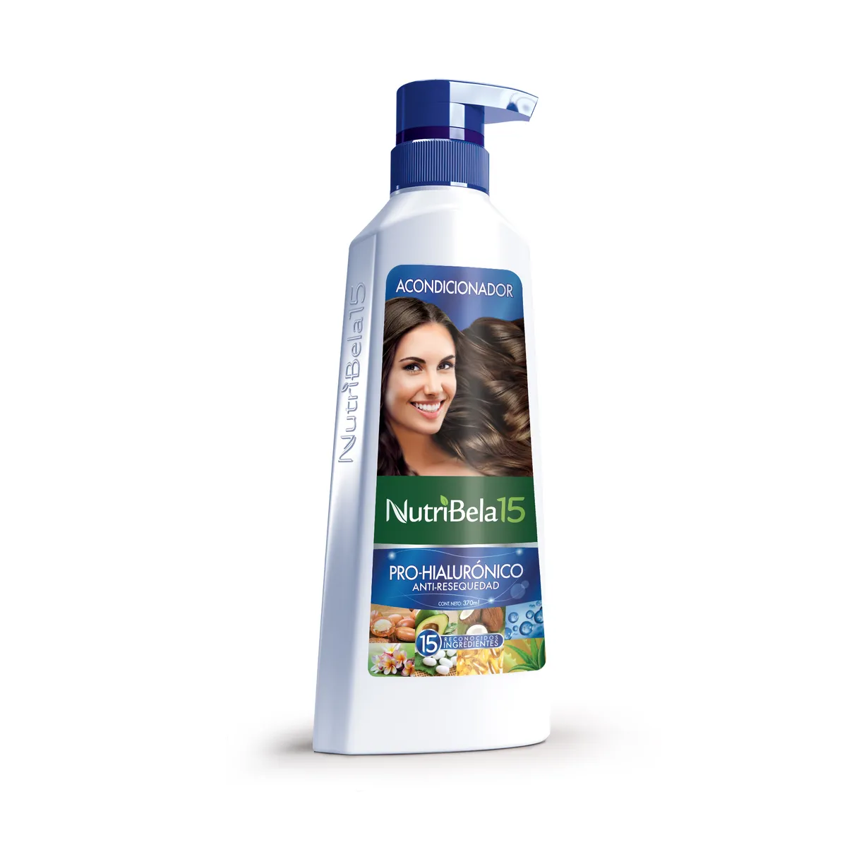 NUTRIBELA - Acondicionador Nutribela 15 Prohialuronic Botella 370 mL