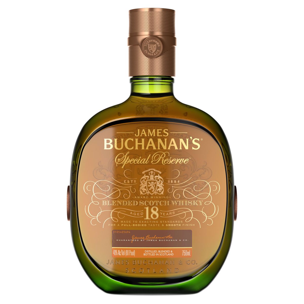BUCHANANS - Whisky Buchanans 18 Años Botella 750 mL