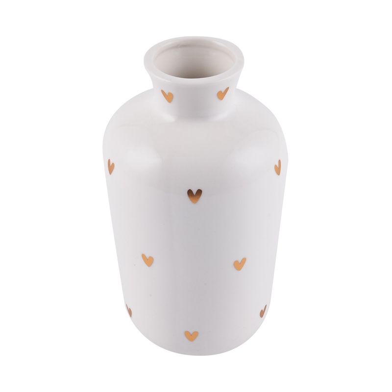  - Maceta San Valentín Corazones Blanco