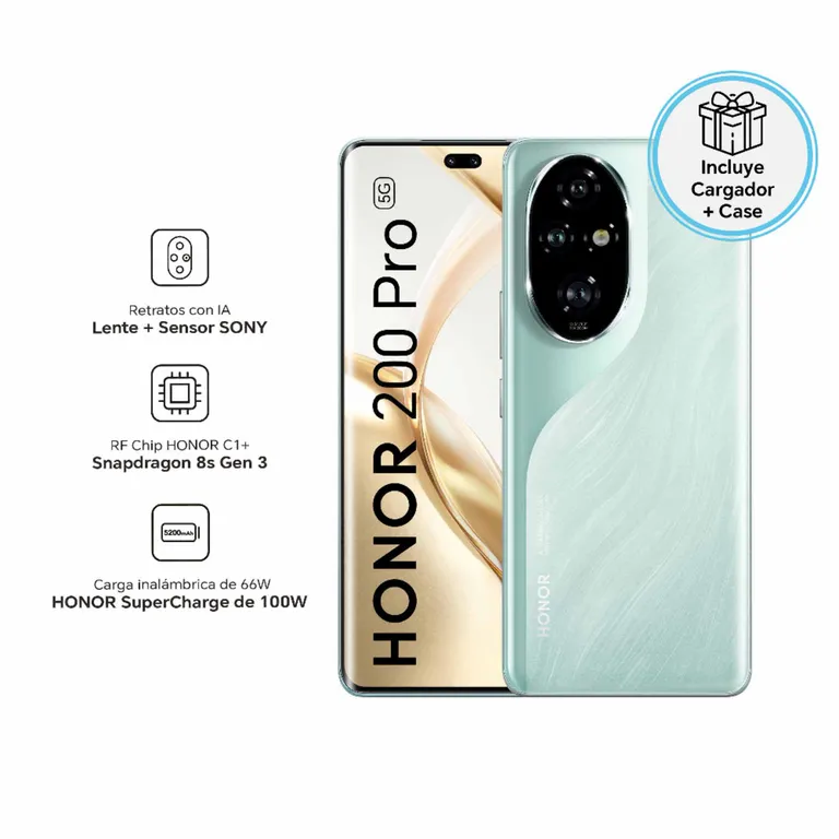 HONOR 200 5G Smartphone - 12 GB RAM, 512 GB Speicher, Dual-SIM, Farbe Ocean Cyan - Mit 3 Jahren Garantie