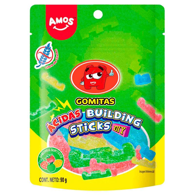 AMOS - Gomitas 4D Amos Ácidos Empaque 90 g