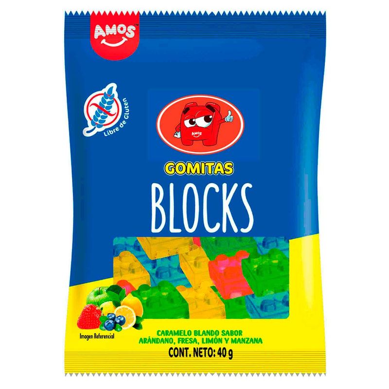 AMOS - Gomitas 4D Bloques 40 g