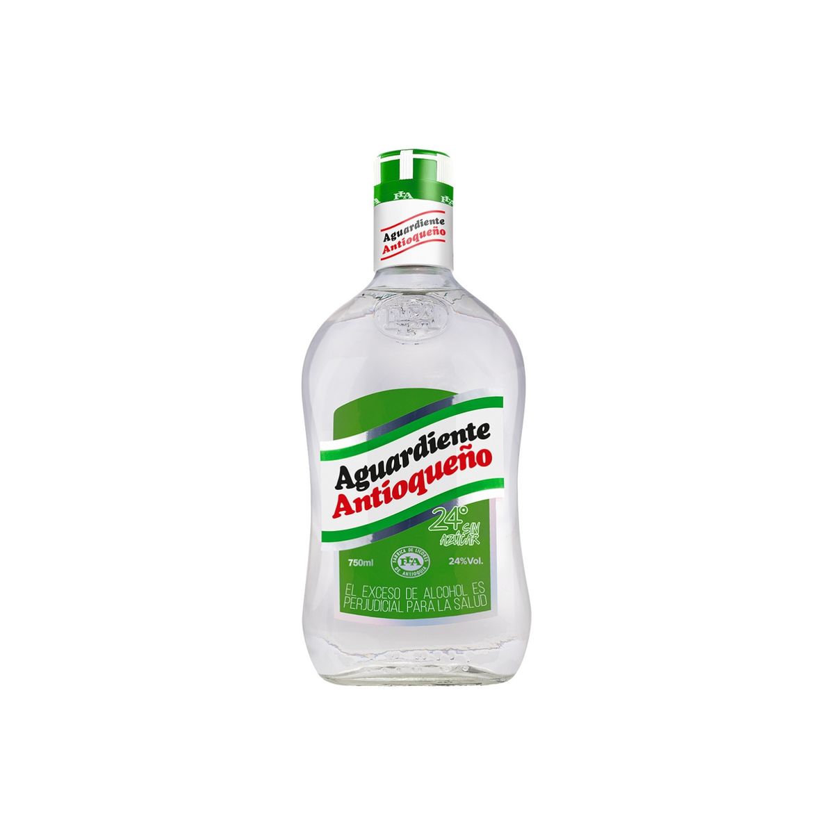 AGUARDIENTE ANTIOQUENO - Aguardiente Antioqueno Sin Azúcar Botella 750 mL