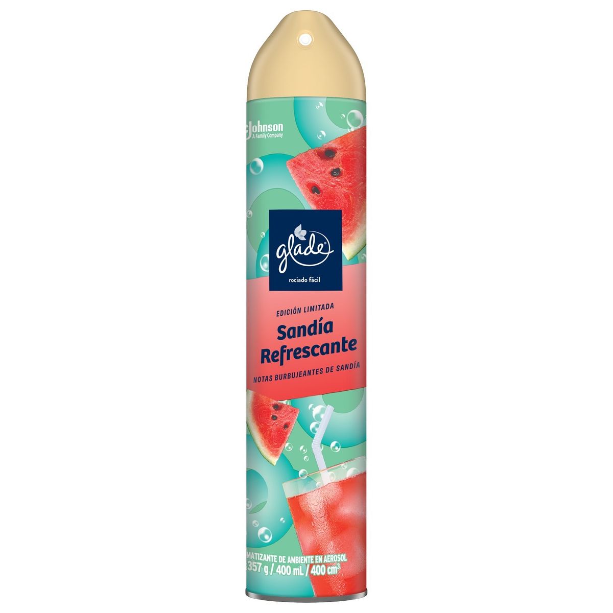 GLADE - Ambientador en Aerosol Glade Sandía Envase 400 mL