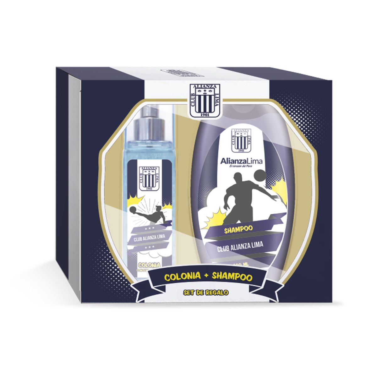 ALIANZA - Set Alianza Lima Kids Colonia y Shampoo Envases 75 mL y 300 mL